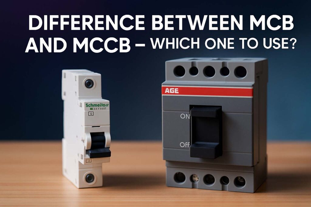Difference Between MCB and MCCB – Which One to Use? 1 Difference Between MCB and MCCB – Which One to Use?