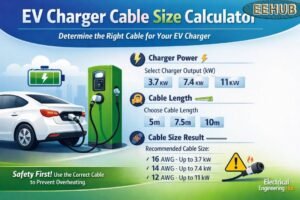 EV Charger Cable Size Calculator 3 EV Charger Cable Size Calculator EV Charger Cable Size Calculator