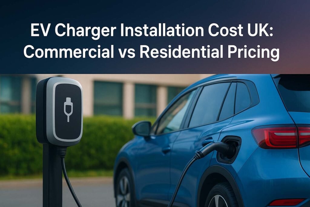 EV Charger Installation Cost UK: Commercial vs Residential Pricing 1 EV Charger Installation Cost UK: Commercial vs Residential Pricing