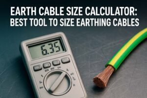 Earth Cable Size Calculator: Best Tool to Size Earthing Cables 2 Earth Cable Size Calculator Best Tool to Size Earthing Cables Earth Cable Size Calculator: Best Tool to Size Earthing Cables