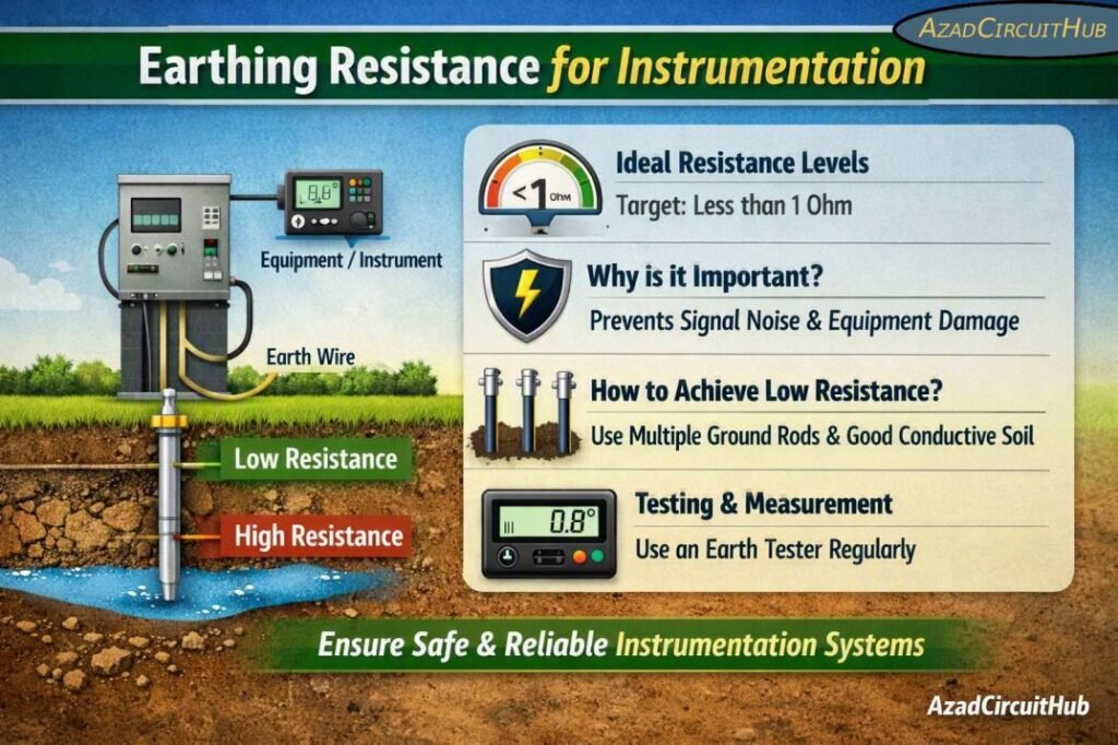 Earthing Resistance for Instrumentation