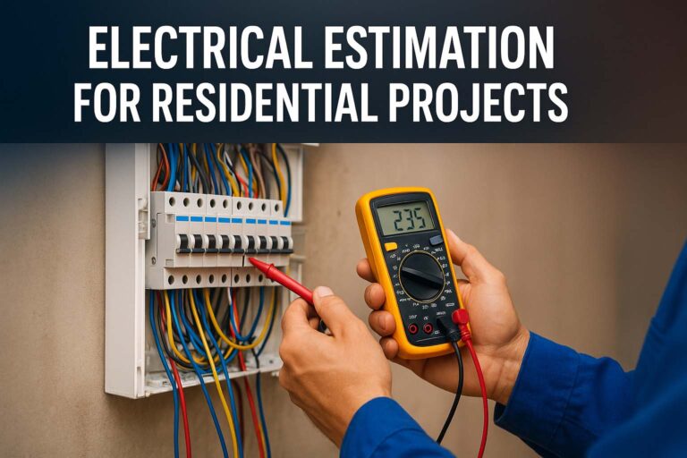 Electrical Estimation for Residential Projects