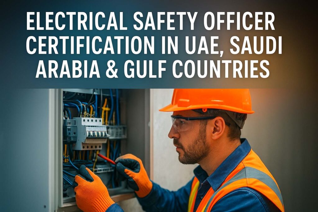 Electrical Safety Officer Certification in UAE, Saudi Arabia & Gulf Countries 1 Electrical Safety Officer Certification in UAE, Saudi Arabia & Gulf Countries