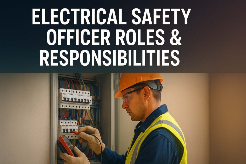Electrical Safety Officer Roles & Responsibilities 1 Electrical Safety Officer Roles & Responsibilities