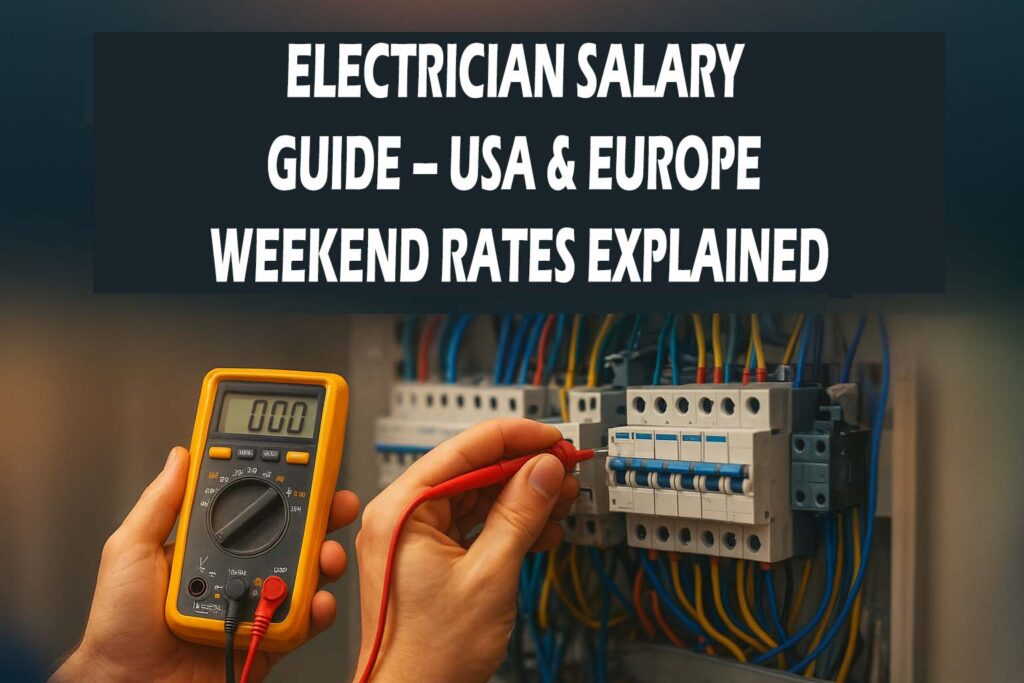 Electrician Salary Guide – USA & Europe Weekend Rates Explained 1 Electrician Salary Guide – USA & Europe Weekend Rates Explained