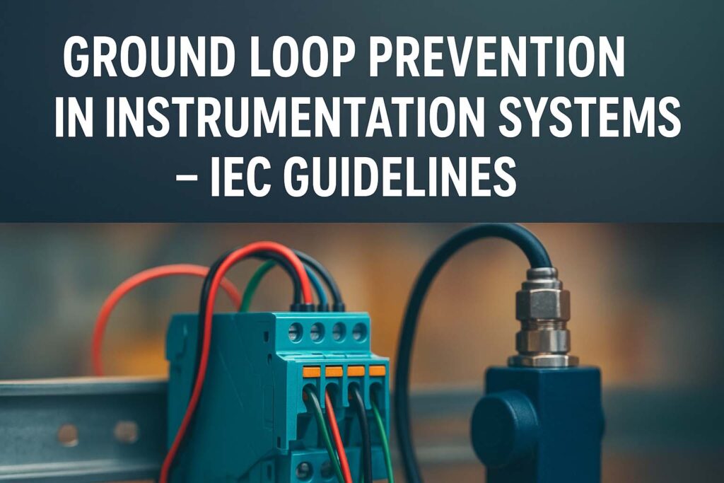 Ground Loop Prevention in Instrumentation Systems – IEC Guidelines and Best Practices 1 Ground Loop Prevention in Instrumentation Systems – IEC Guidelines and Best Practices
