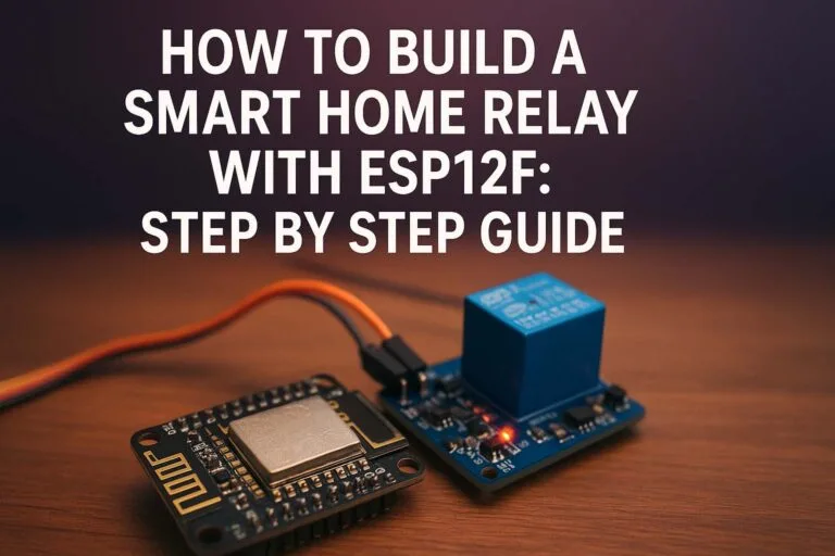 How to Build a Smart Home Relay with ESP12F: Step By Step Guide