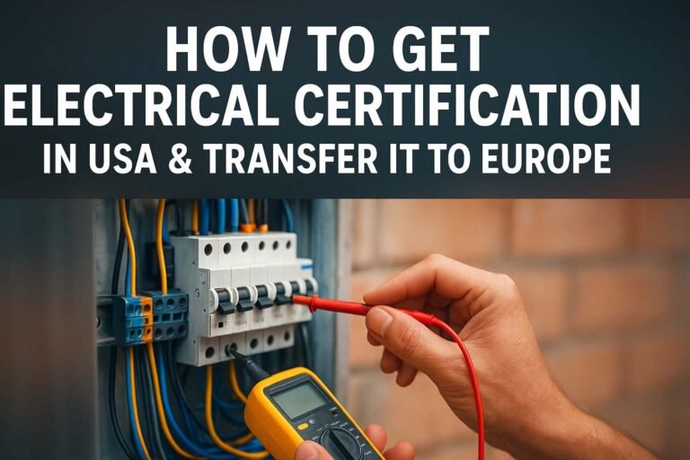 How to Get Electrical Certification in USA & Transfer It to Europe 1 How to Get Electrical Certification in USA & Transfer It to Europe