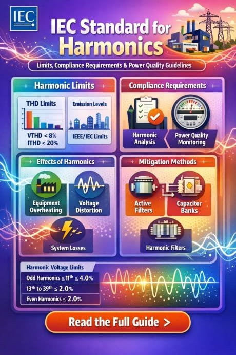 IEC Standard for Harmonics: Important Limits, Compliance Requirements & Power Quality Guidelines 1 IEC Standard for Harmonics Important Limits, Compliance Requirements & Power Quality Guidelines