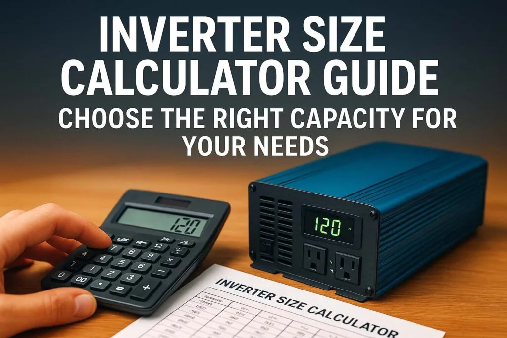 Inverter Size Calculator Guide: Choose the Right Capacity for Your Needs