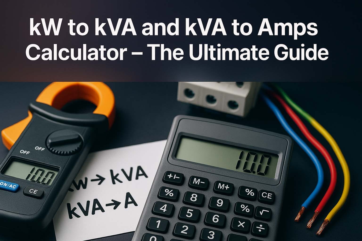 KW KVA Amps Chart Archives » Electrical Engineering Hub