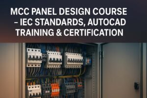 MCC Panel Design Course – IEC Standards, AutoCAD Training & Certification Guide for Electrical Engineers