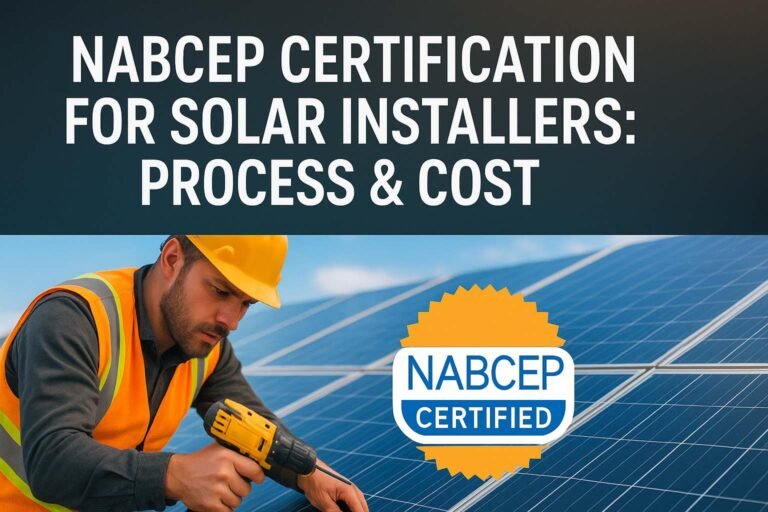 NABCEP Certification for Solar Installers: Process & Cost 1 NABCEP Certification for Solar Installers: Process & Cost