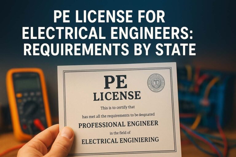 PE License for Electrical Engineers: Requirements by State 2 PE License for Electrical Engineers: Requirements by State