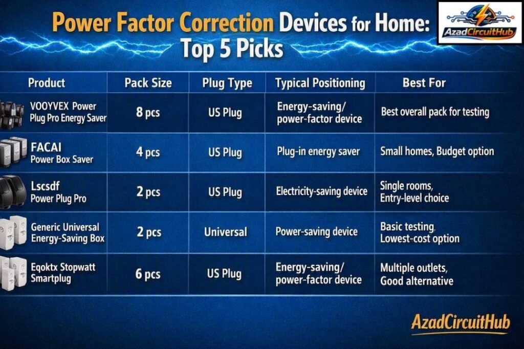 Power Factor Correction Devices for Home: Top 5 Picks for 2026 1 Power Factor Correction Devices for Home Top 5 Picks for 2026