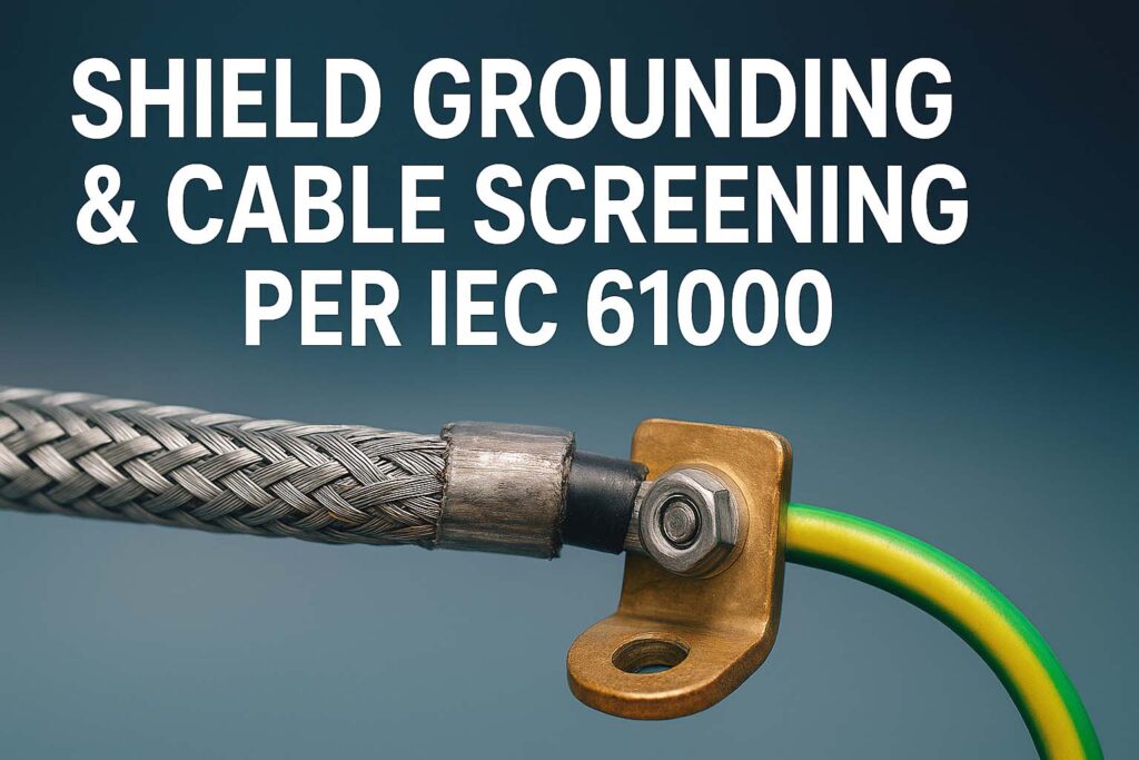 Shield Grounding & Cable Screening per IEC 61000 1 Shield Grounding & Cable Screening per IEC 61000