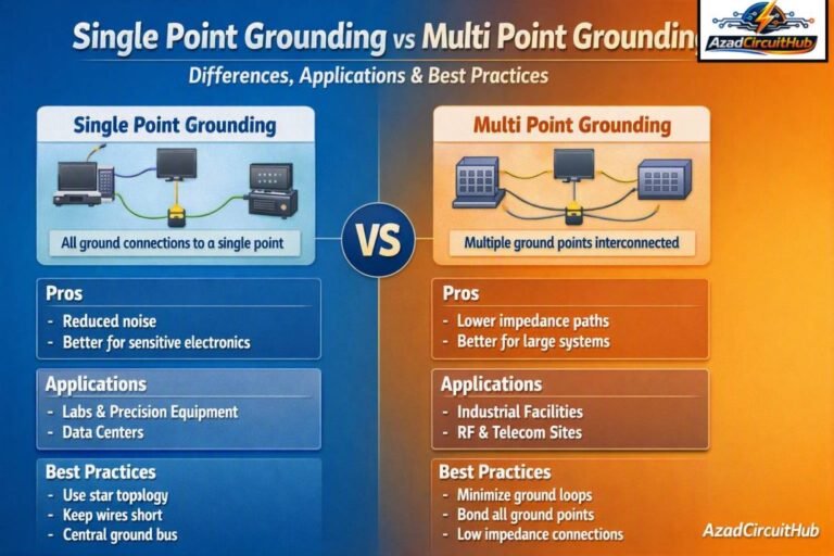 Single Point Grounding vs Multi Point Grounding Differences, Applications & Best Practices