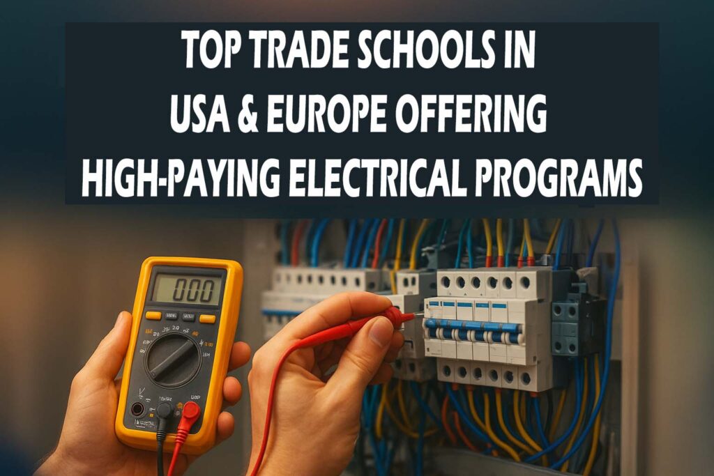 Top Trade Schools in USA & Europe Offering High-Paying Electrical Programs 1 Top Trade Schools in USA & Europe Offering High-Paying Electrical Programs
