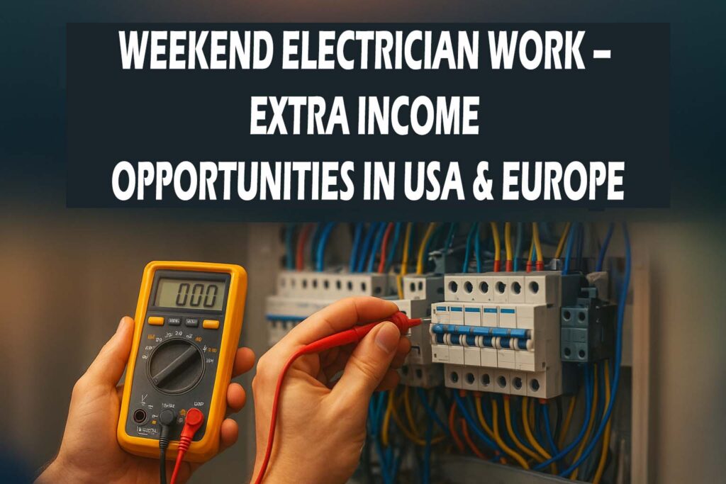 Weekend Electrician Work – Extra Income Opportunities in USA & Europe 1 Weekend Electrician Work – Extra Income Opportunities in USA & Europe