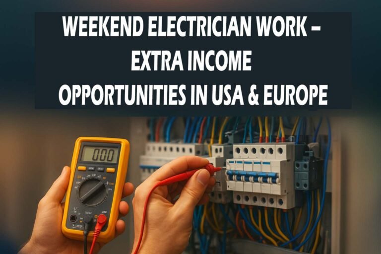 Weekend Electrician Work – Extra Income Opportunities in USA & Europe 1 Weekend Electrician Work – Extra Income Opportunities in USA & Europe