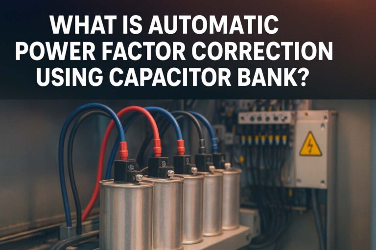 What is Automatic Power Factor Correction Using Capacitor Bank?
