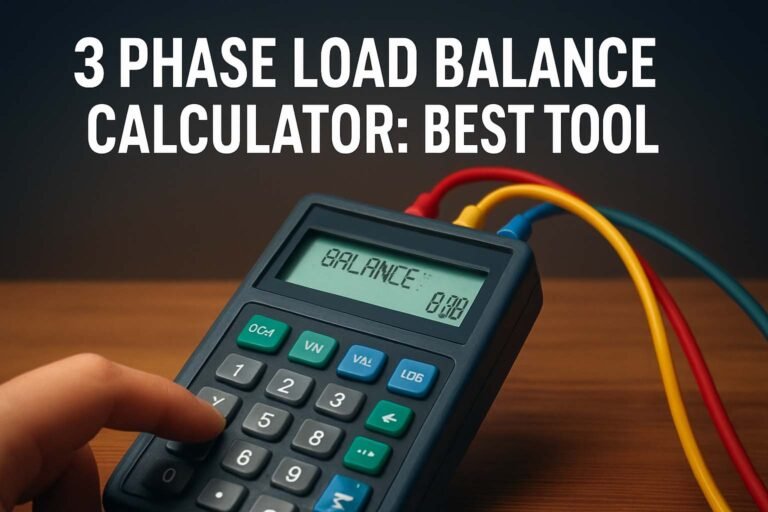3 Phase Load Balance Calculator: Best Tool