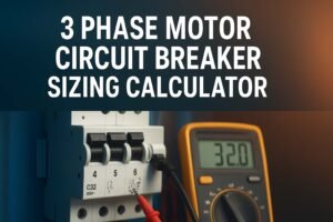 3 Phase Motor Circuit Breaker Sizing Calculator