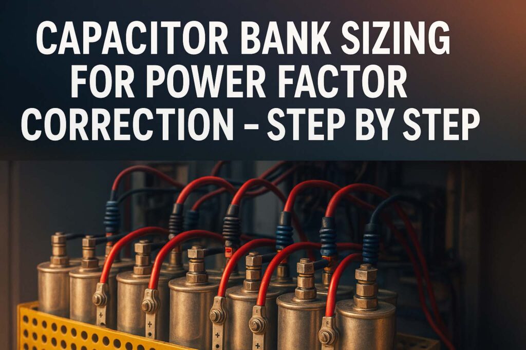 Capacitor Bank Sizing for Power Factor Correction – Step by Step 1 Capacitor Bank Sizing for Power Factor Correction – Step by Step