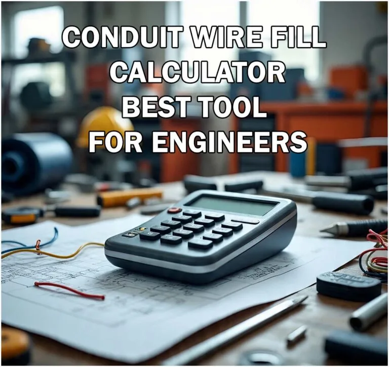 Conduit Wire Fill Calculator: Best Tool for Engineers