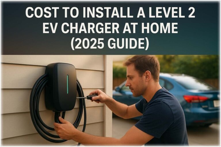 Cost to Install a Level 2 EV Charger at Home (2025 Guide)