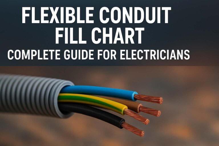 Flexible Conduit Fill Chart – Complete Guide for Electricians