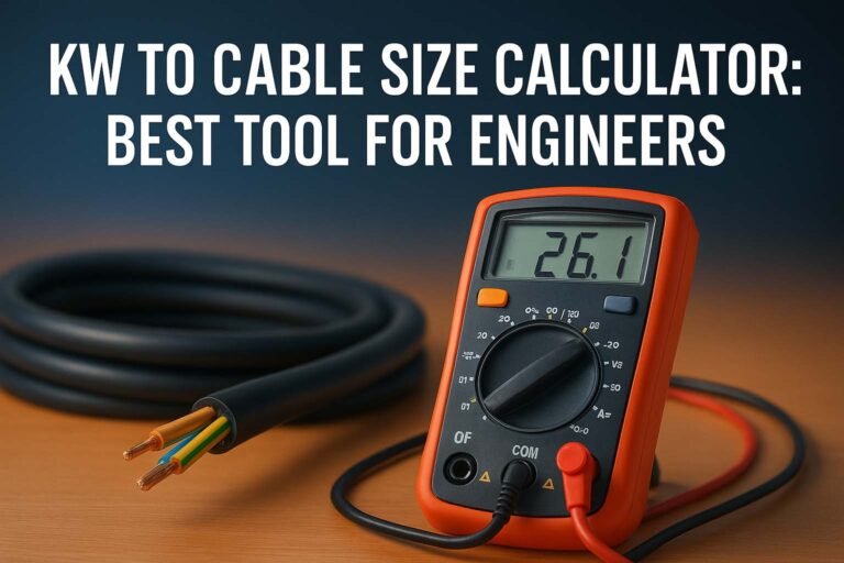 KW to Cable Size Calculator: Best Tool for Engineers