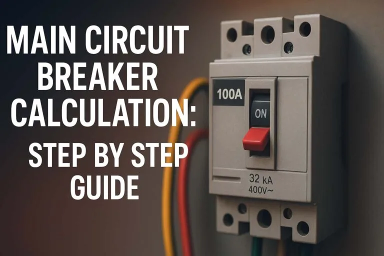 Main Circuit Breaker Calculation: Step by Step Guide