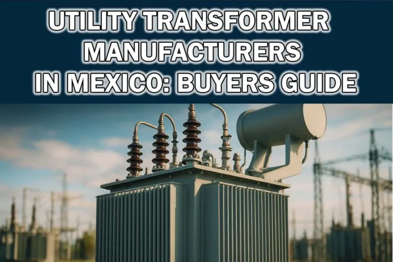 Utility Transformer Manufacturers in Mexico: Buyers Guide