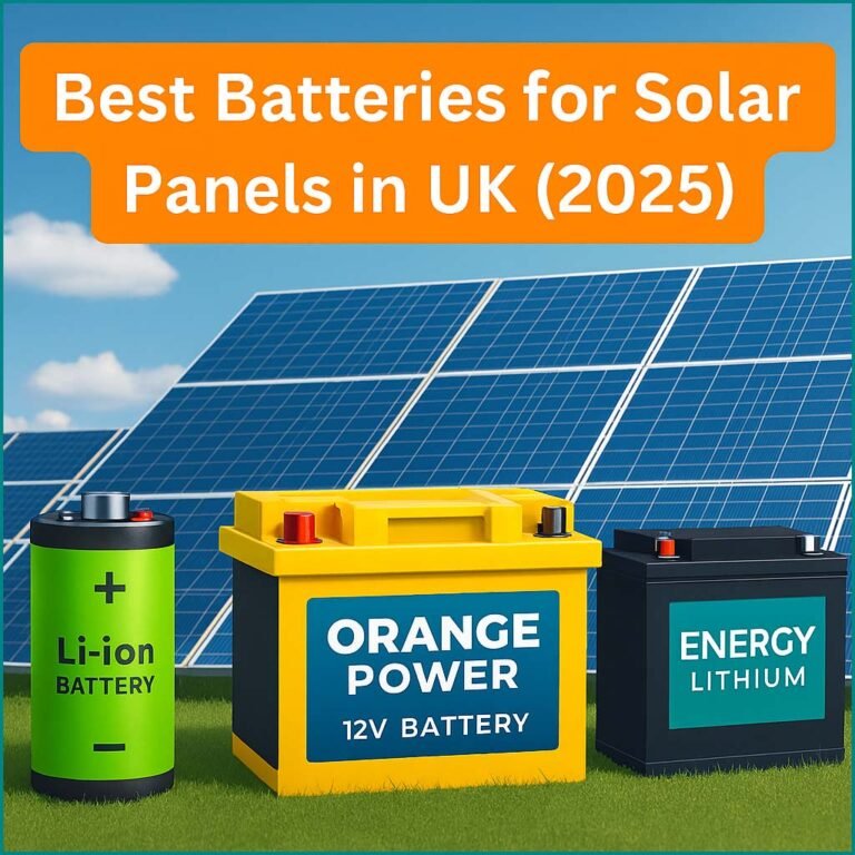 Best Batteries for Solar Panels in UK (2025) – Top Solar Storage Options for Homes