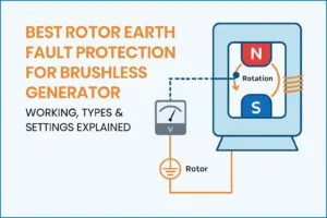 Best Rotor Earth Fault Protection for Brushless Generator | Working, Types & Settings Explained