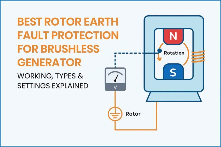 Best Rotor Earth Fault Protection for Brushless Generator | Working, Types & Settings Explained 1 Best Rotor Earth Fault Protection for Brushless Generator | Working, Types & Settings Explained