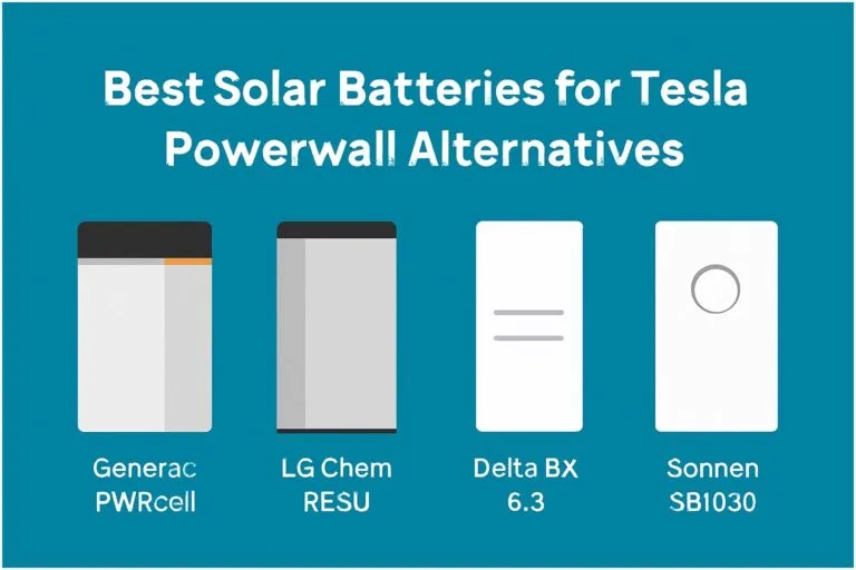 Best Solar Batteries for Tesla Powerwall Alternatives