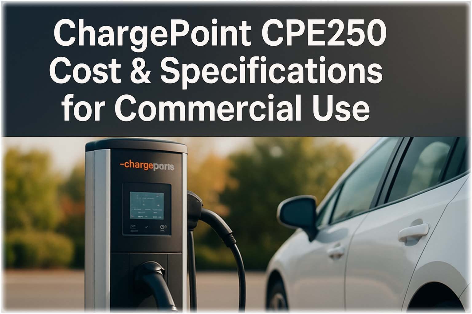 ChargePoint CPE250 Cost & Specifications For Commercial Use: Quick ...
