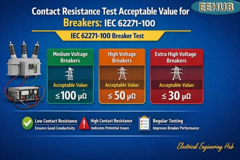 Contact Resistance Test Acceptable Value for Breakers: IEC 62271-100 4 Contact Resistance Test Acceptable Value for Breakers IEC 62271-100
