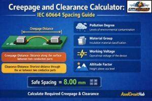 Creepage and Clearance Calculator IEC 60664 Spacing Guide Creepage and Clearance Calculator: IEC 60664 Spacing Guide