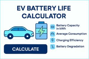 EV Battery Life Calculator – Estimate Your Electric Vehicle Battery Lifespan Accurately 2 EV Battery Life Calculator – Estimate Your Electric Vehicle Battery Lifespan Accurately EV Battery Life Calculator – Estimate Your Electric Vehicle Battery Lifespan Accurately
