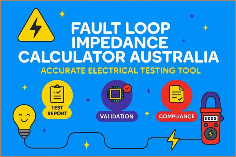 Fault Loop Impedance Calculator Australia – Accurate Electrical Testing Tool 4 Fault Loop Impedance Calculator Australia – Accurate Electrical Testing Tool