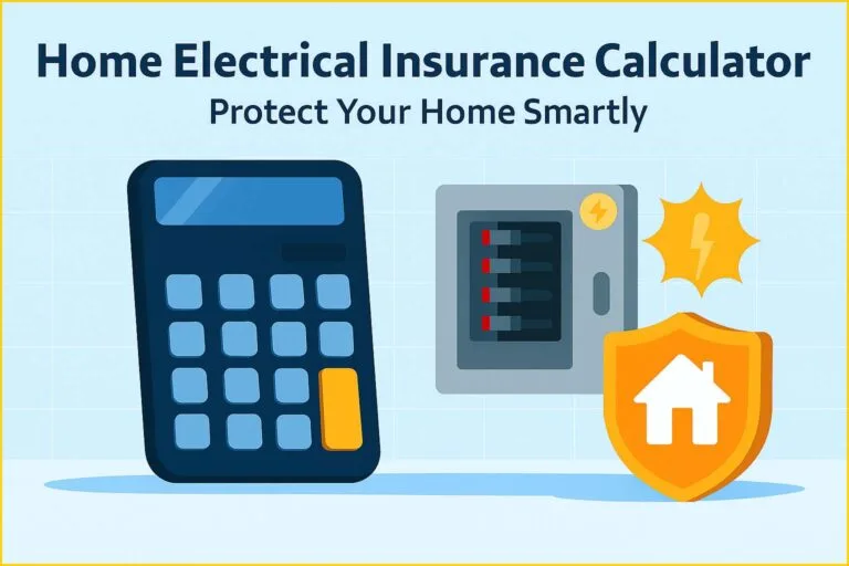 Home Electrical Insurance Calculator – Protect Your Home Smartly