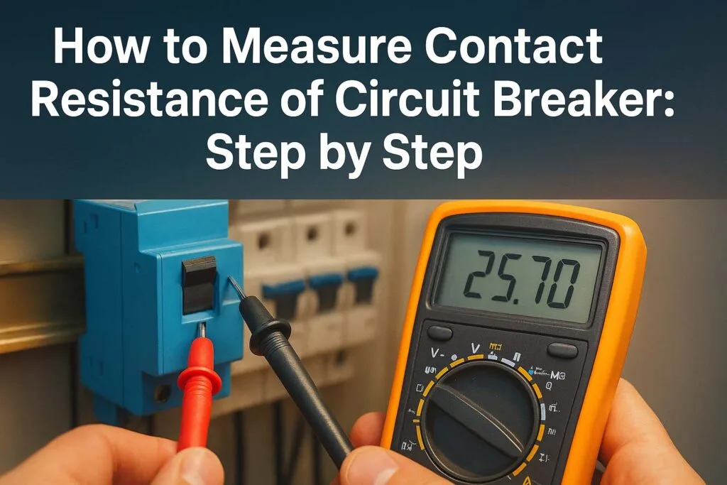 How to Measure Contact Resistance of Circuit Breaker: Step by Step 1 How to Measure Contact Resistance of Circuit Breaker: Step by Step