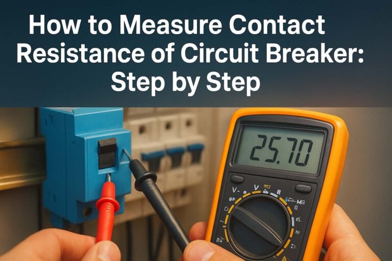 How to Measure Contact Resistance of Circuit Breaker: Step by Step 1 How to Measure Contact Resistance of Circuit Breaker: Step by Step