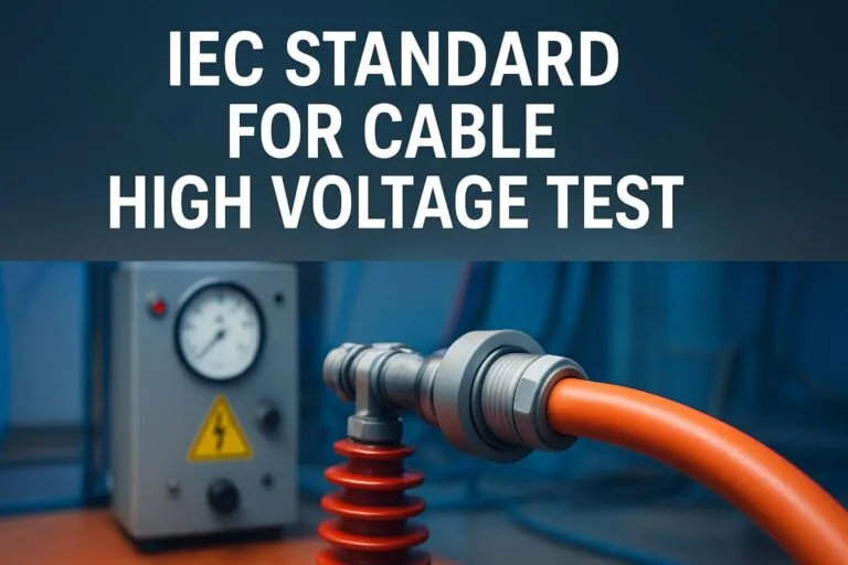 IEC Standard for Cable High Voltage Test