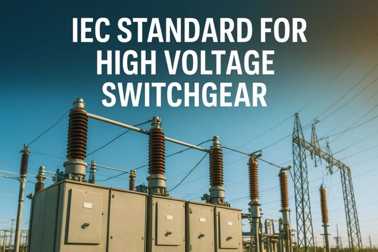 IEC Standard for High Voltage Switchgear 1 IEC Standard for High Voltage Switchgear