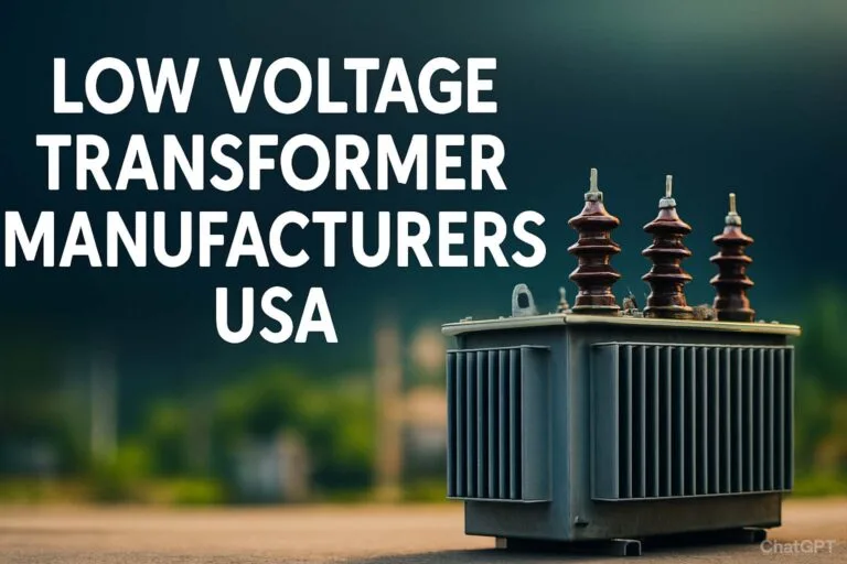 Low Voltage Transformer Manufacturers USA