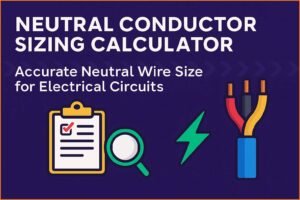 Neutral Conductor Sizing Calculator – Accurate Neutral Wire Size for Electrical Circuits 2 Neutral Conductor Sizing Calculator – Accurate Neutral Wire Size for Electrical Circuits Neutral Conductor Sizing Calculator – Accurate Neutral Wire Size for Electrical Circuits